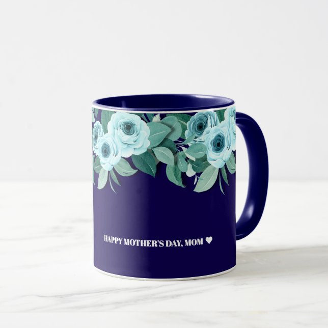 Muttertagsrose  tasse (VorderseiteRechts)