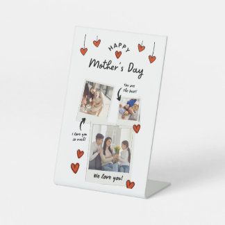 Muttertagsschild - Niedliches Geschenk für Mama. Sockelschild