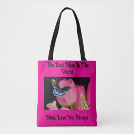 Muttertagsschmetterling und Blume Tasche