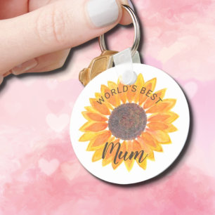 Muttertagssonne Beste Mama der Welt Schlüsselanhänger