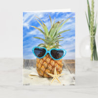 Muttertagssonnenbrille auf Ananas