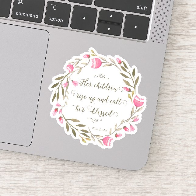 Muttertagssprichwörter 31:2 aufkleber (Detail)