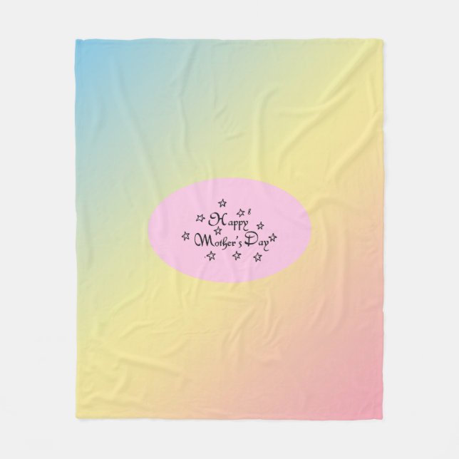 Muttertagstern - fleecedecke (Vorderseite)