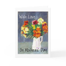 Muttertagswallblumen Grußkarte