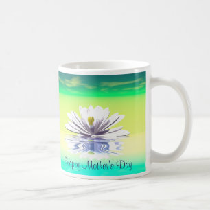 Muttertagsweißwasserlilie Tasse