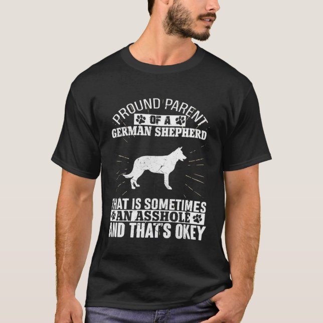 Muttertier Hund für Männer Hunde T-Shirt (Vorderseite)