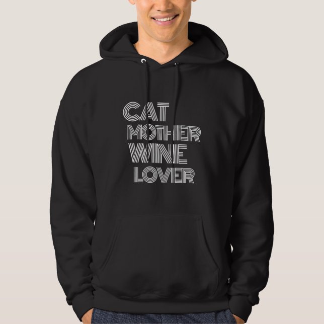Mutterwein der Katze 20 Hoodie (Vorderseite)