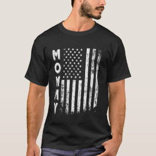 Mutti Amerika Flagge Muttertag 4. Juli Frauen T-Shirt