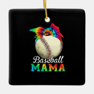 Mutti Art Baseball Mama Geburtstag Keramikornament