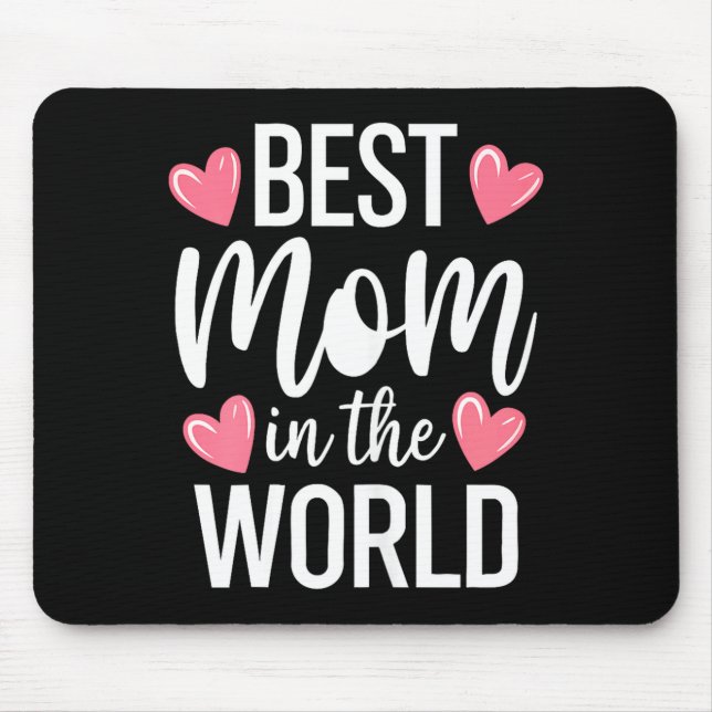 Mutti auf der Welt Shirt Frauen Mutter je Mütterta Mousepad (Vorne)