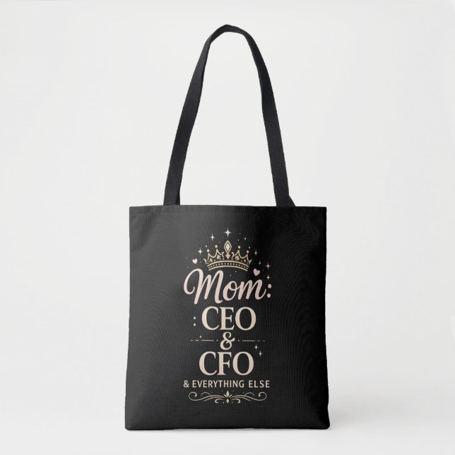 Mutti CEO & CFO-Shirt – Lustiges Muttertagsgeschen (Vorderseite)