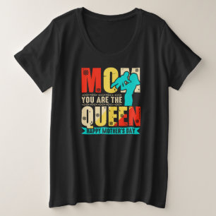 Mutti, du bist die Königin Große Größe T-Shirt