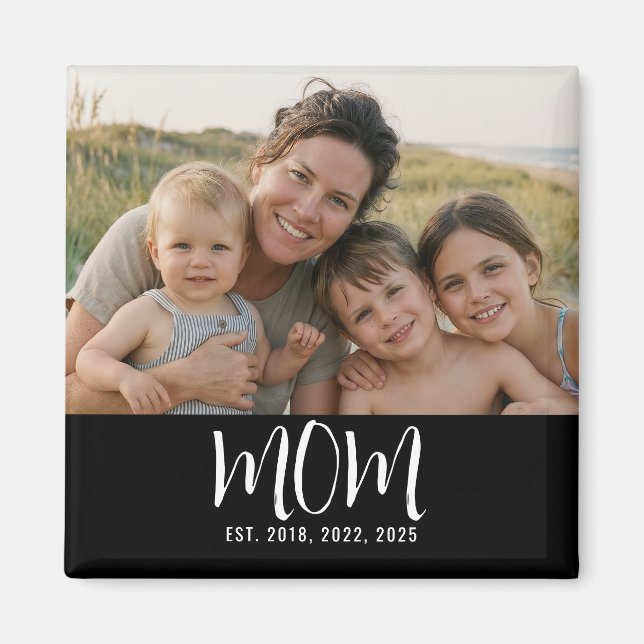 Mutti Established Foto Muttertag Magnet (Vorne)