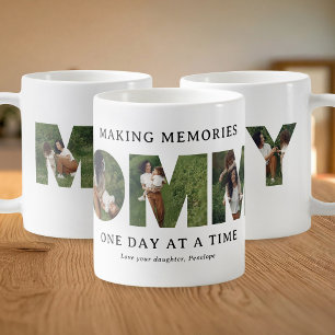 Mutti-Foto-Letter-Kollage-Tasse Kaffeetasse