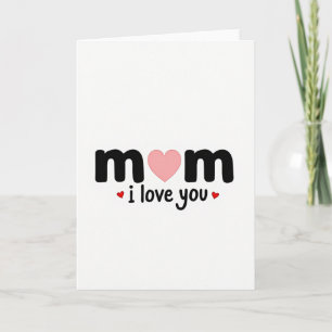 Mutti, ich liebe Dich Herzliche Grußkarte Karte