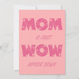 Mutti ist einfach Wow Feiertagskarte