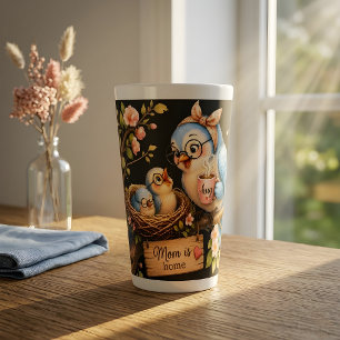 Mutti Ist Zu Hause Black Latte Tasse Geschenk