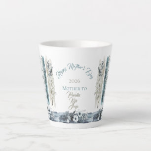 Mutti-Tag 2026 Pinselstriche Wildblumen Milchtasse