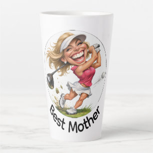 Mutti-Tag große Golf-Latte-Mug Milchtasse