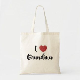 Mutti-Tag Ich liebe Oma Herz-Explosion Geschenk Tragetasche