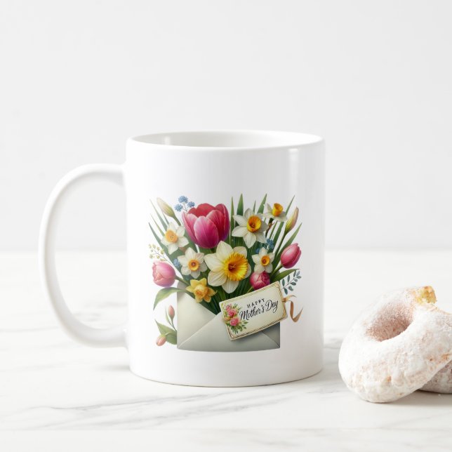 Mutti-Tag-Kaffeetasse Kaffeetasse (Mit Donut)