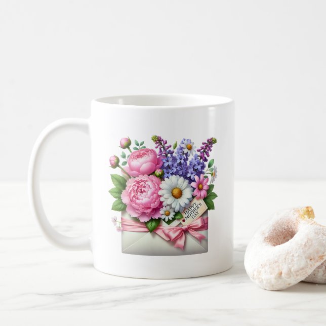 Mutti-Tag-Kaffeetasse Kaffeetasse (Mit Donut)