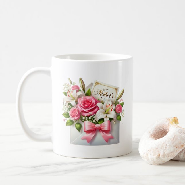 Mutti-Tag-Kaffeetasse Kaffeetasse (Mit Donut)