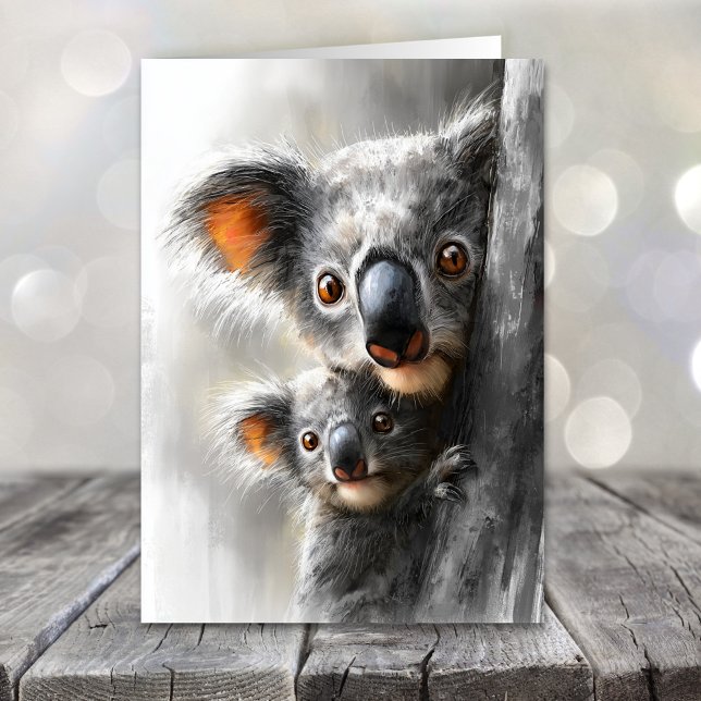 Mutti-Tag mit Koala Feiertagskarte (Von Creator hochgeladen)