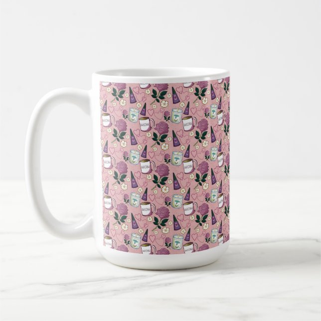 Mutti-Tag-Rose Kaffeetasse (Links)