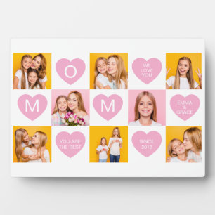 Mutti wir lieben dich Kinder Namen 8 Foto Collage Fotoplatte