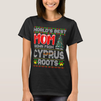 Mutti Zypern Weihnachtsgeschenk Idee hässlicher Pu T-Shirt