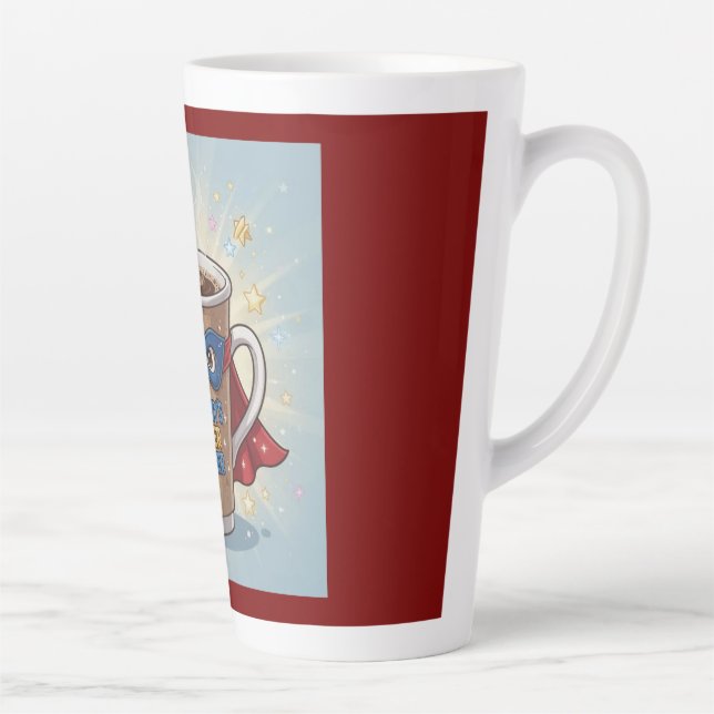 Muttis Superpower-Latte-Tasse Milchtasse (Rechts)