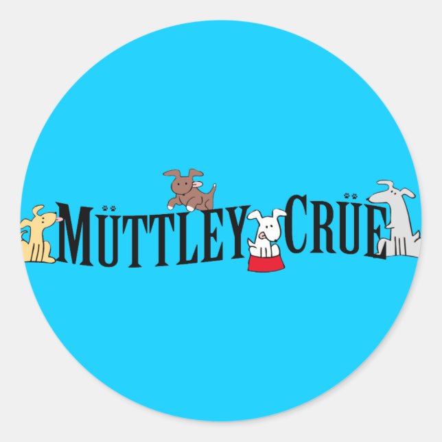Muttley Crue Sticker (Vorderseite)