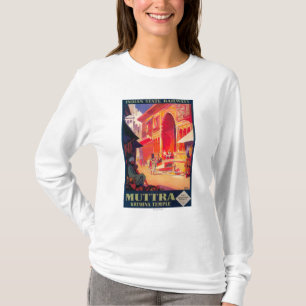 Muttra Krishna Tempel-Reise-Plakat T-Shirt