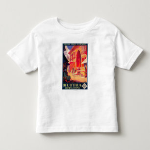 Muttra Krishna Tempel Reiseplakat Kleinkind T-shirt