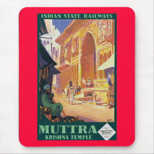 Muttra ~ Krishna Temple Mousepad
