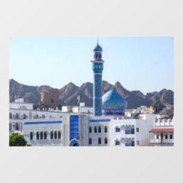 Muttrah Moschee - Muscat, Oman Fensteraufkleber