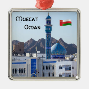 Muttrah Moschee - Muscat, Oman Ornament Aus Metall