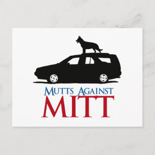 Mutts gegen Mitt Romney.png Postkarte