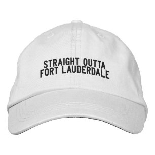 Mütze aus Fort Lauderdale Florida Bestickte Baseballkappe