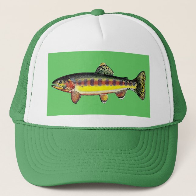 Mütze Trucker „Golden Trout " (Vorderseite)
