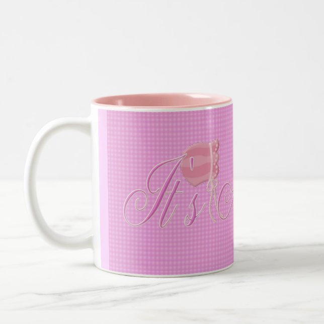 Mützen u. Hintern Zweifarbige Tasse (Links)