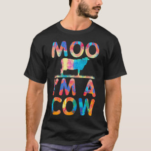 Muu Ich Bin Ein Kuh Kostüm Malerei T-Shirt