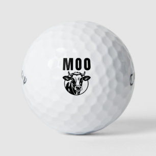 Muu ich bin eine Kuh lustige Farm Golfball