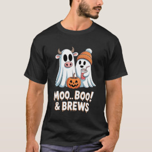 Muu, ich meine Buu, lustige Kuh, Geist, Halloween- T-Shirt