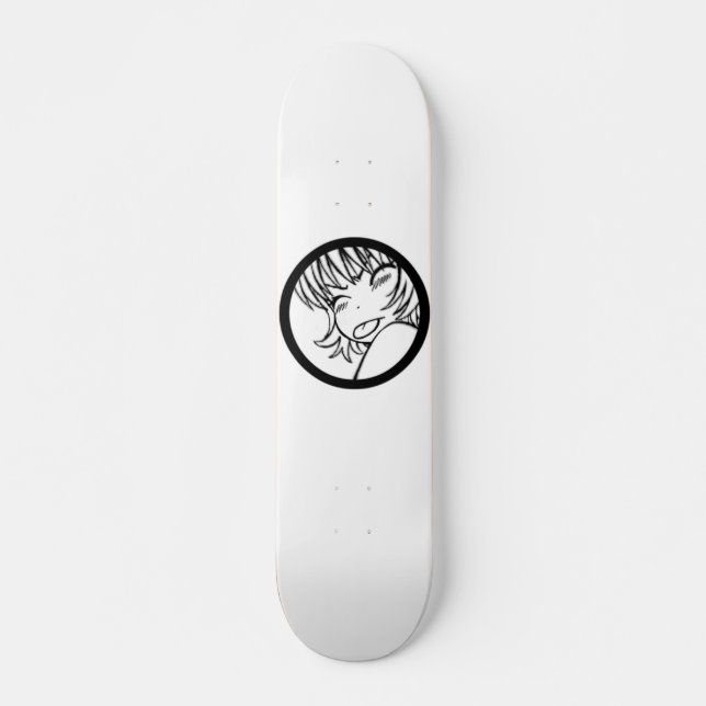 muuhh niedlicher Anime Skateboard (Vorne)
