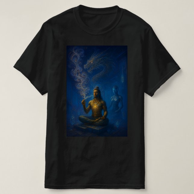Muur Peace Meditation T - Shirt (Design vorne)