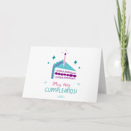Muy Feliz Cumpleanos Tarjeta Grußkarte Karte