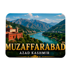 Muzaffarabad Bergtäler und Kashmir Schönheit Magnet