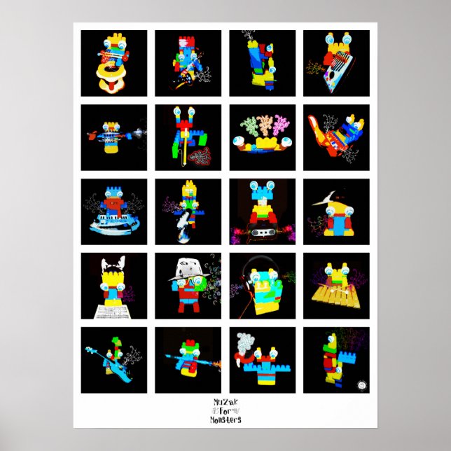 Muzak für Monster: Sammlung Poster (Vorne)